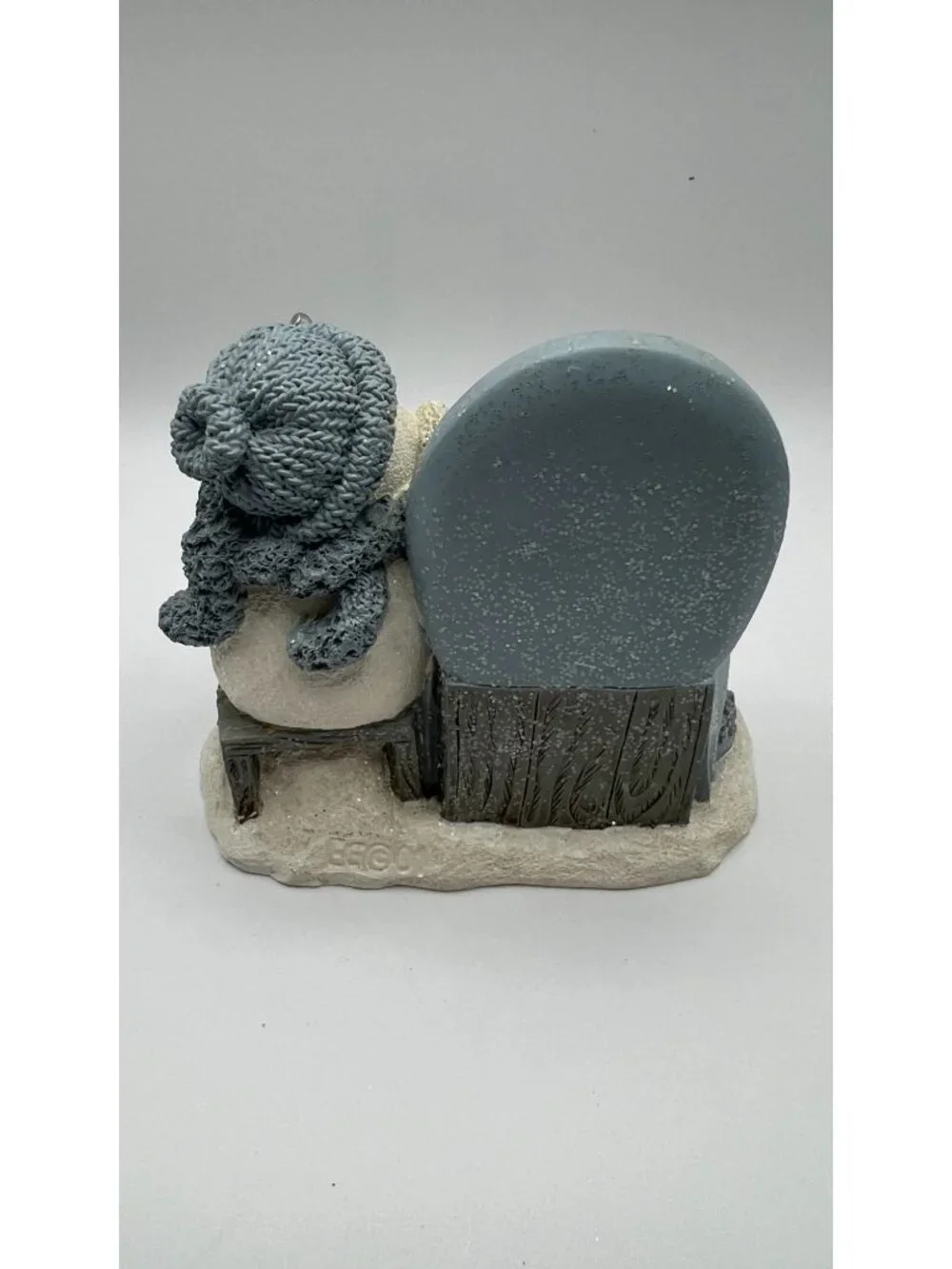 Snow Buddies Snowman Figurine At Vanity Table With Makeup Details